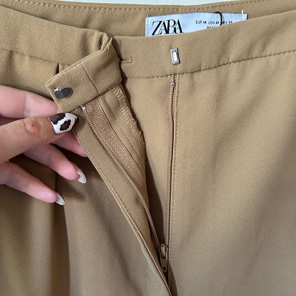 ZARA | Wide Leg High Waisted Trouser - Picture 8 of 16